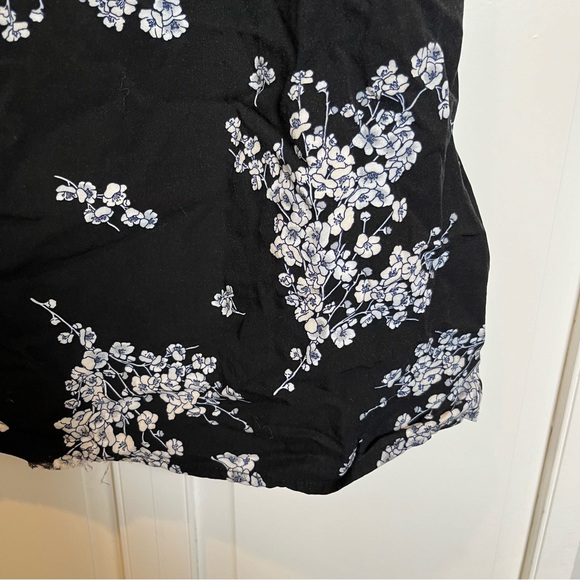 Old Navy Strapless Floral Maxi Dress, Size S, Black, Blue & White Multi - Picture 8 of 10